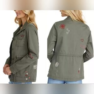 Driftwood NEW Embroidered Utility Jacket Oversized